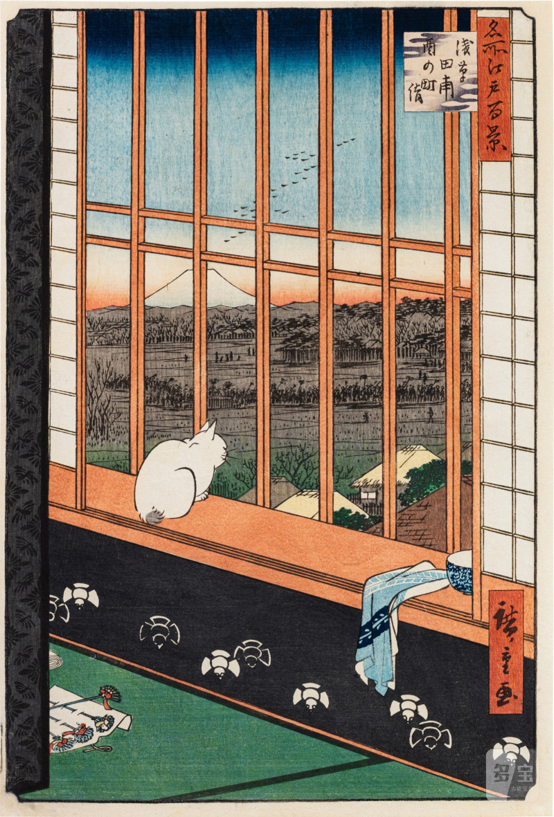 Utagawa Hiroshige (1797-1858) | Asakusa Ricefields and Torinomachi Festival (Asakusa tanbo Torinomachi mode) | Edo period, 19th century